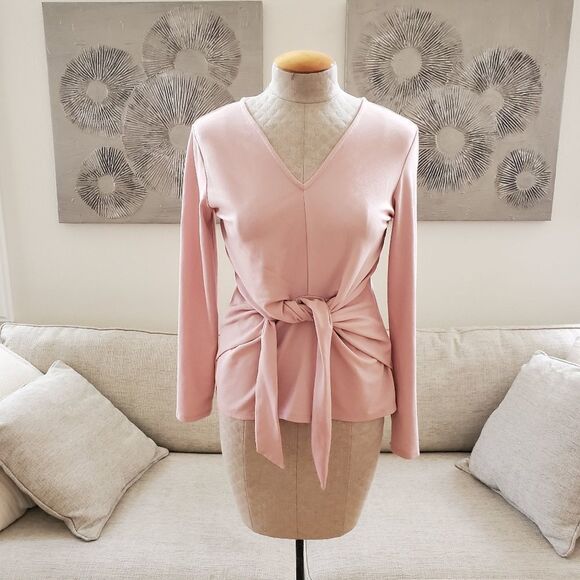 Halogen Knot Front Top size Medium in Pink - Picture 1 of 10